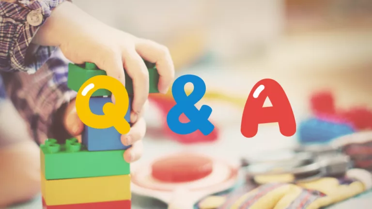 Q&A. 4세 자녀, 진짜 놀기만 해도 되는 걸까요?